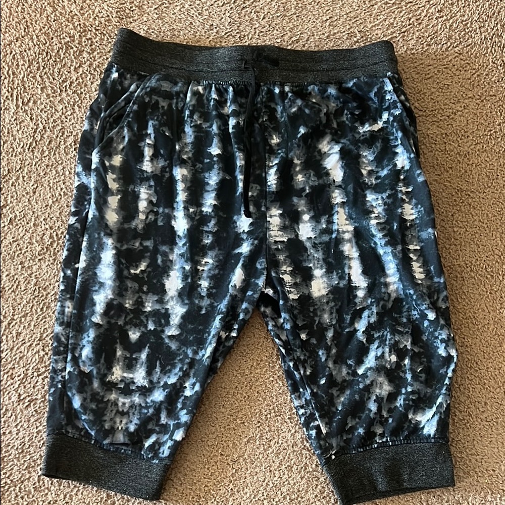 Brooklyn Cloth Black and Blue Joggers